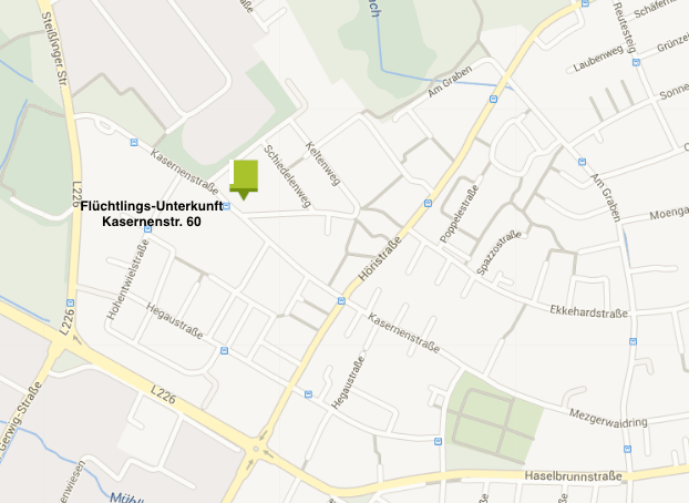 Flüchtlings-Unterkunft